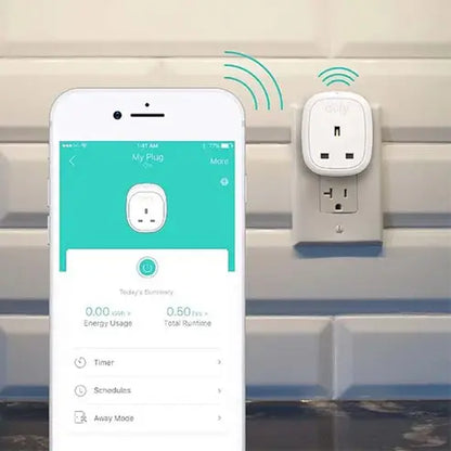 Smart WiFi Plug (UK) – Wireless Remote Control Smart Socket with Alexa & Google Assistant Support